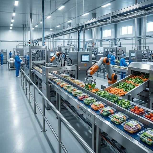 Automated food production line